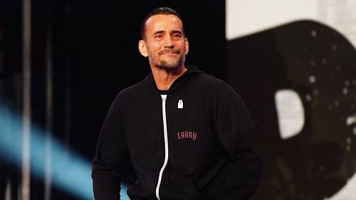 AEW star CM Punk making his entrance