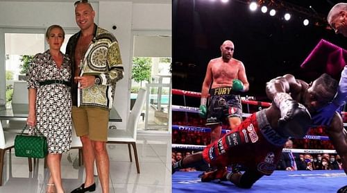 Tyson Fury's wife Paris has reacted to 'The Gypsy King's' sensational win over Deontay Wilder