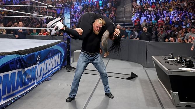 WWE Hall of Famer jokes about Brock Lesnar getting fined on SmackDown
