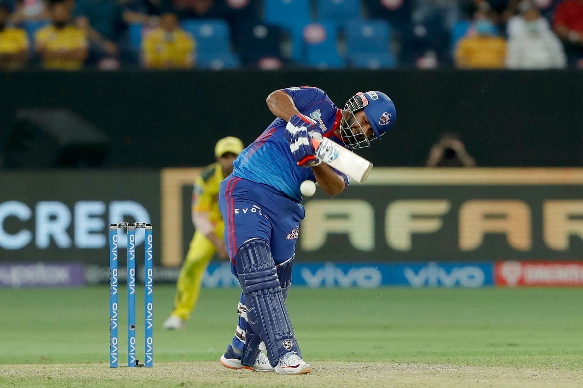 Rishabh Pant batting during IPL 2021. Pic: IPLT20.COM