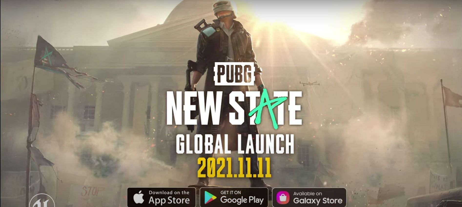 PUBG New State will launch globally on 11 November (Image via PUBG New State, YouTube)