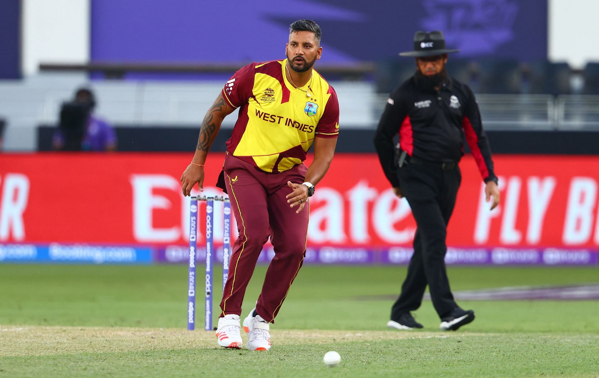 The West Indies bowlers struggled to pick wickets