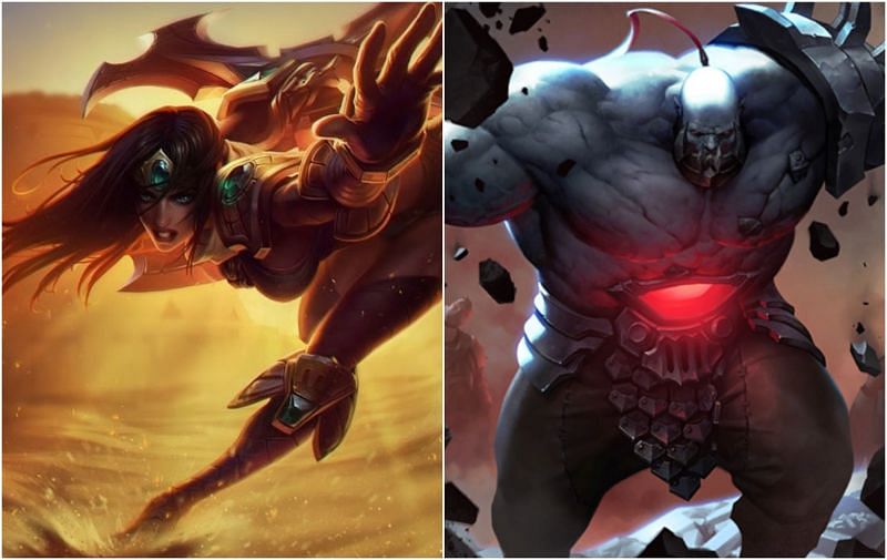 Sivir and Sion are two top champions of Midrange decks (Images via Riot Games)