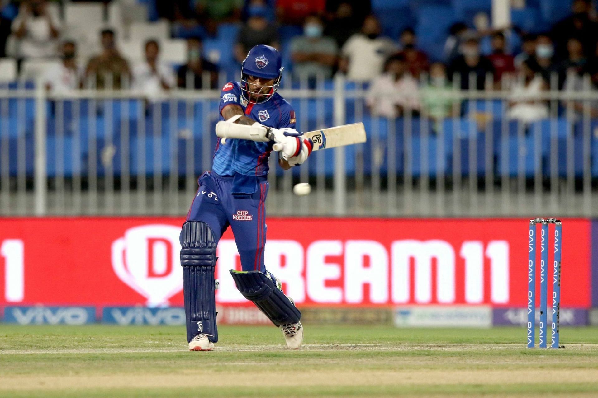 Shikhar Dhawan was the only Delhi Capitals batter to score more than 500 runs in IPL 2021. (Image Courtesy: IPLT20.com)