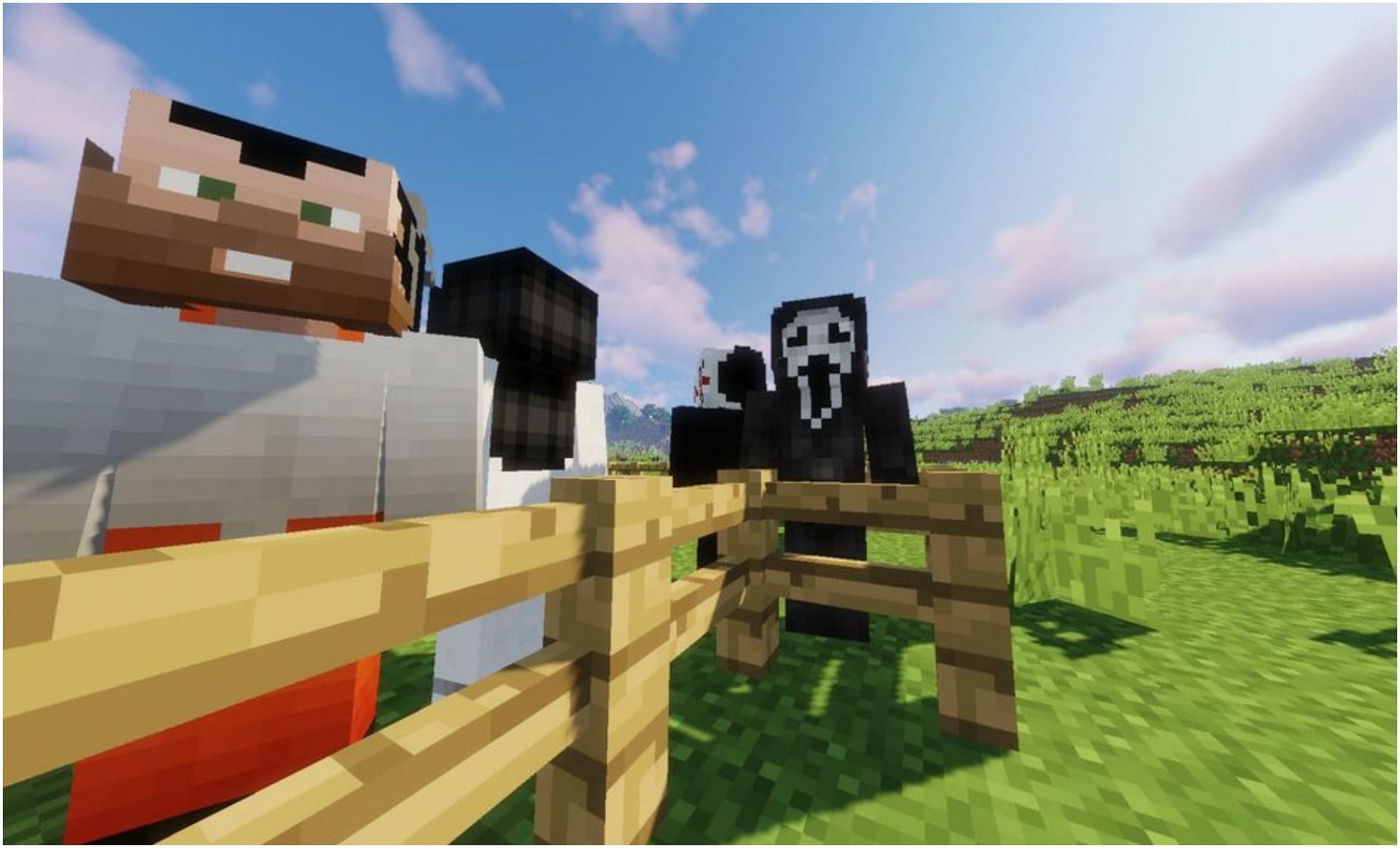 Horror Movie Monsters (Image via Minecraft)