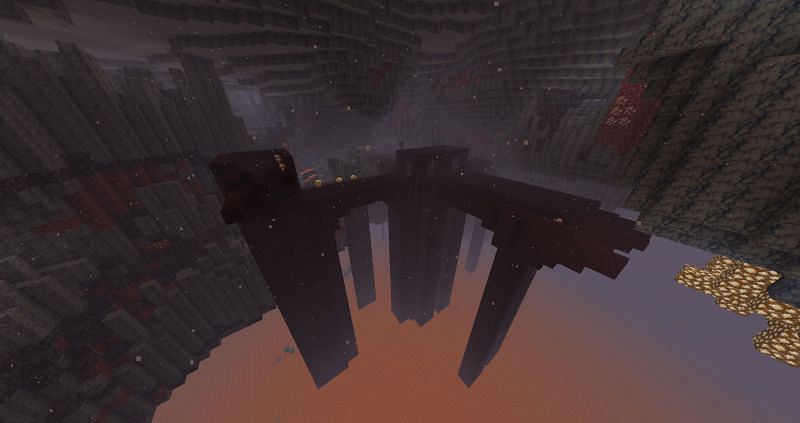 Nether fortress (Image via Minecraft)