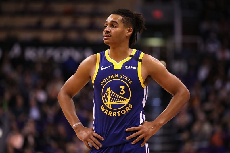 Jordan Poole in his rookie season with the Golden State Warriors