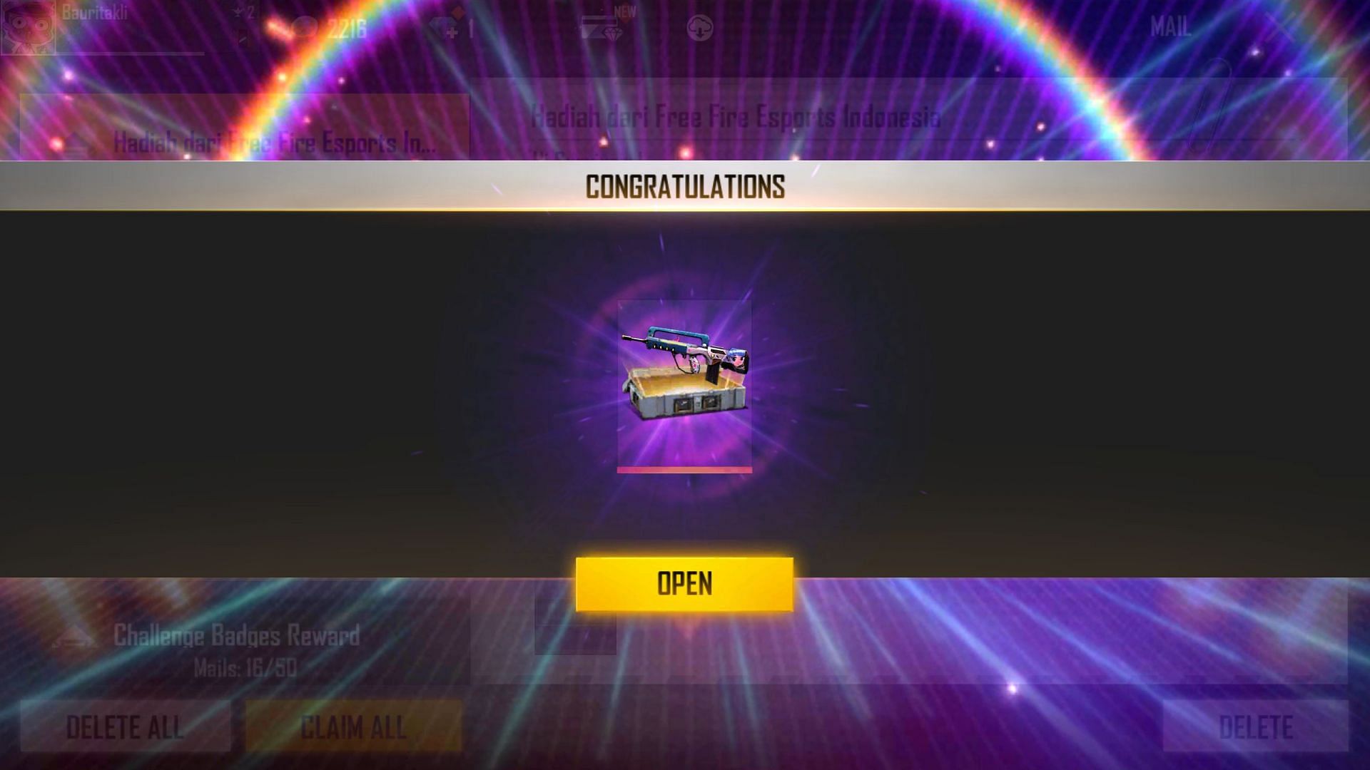 This crate can be obtained by players for free (Image via Free Fire)