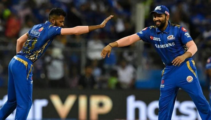 Both Hardik Pandya (L) and Rohit Sharma (R) will be two important cogs in India&#039;s wheel at the T20 WC [Credits: AFP]