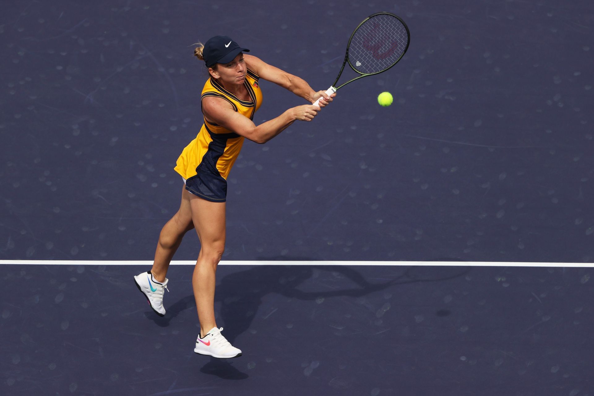 Simona Halep at the 2021 BNP Paribas Open