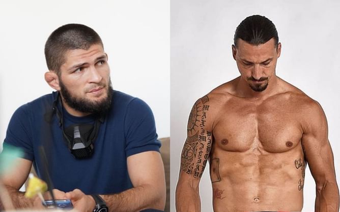 "Send me location" - Khabib Nurmagomedov is impressed with Zlatan Ibrahimovic's incredible taekwondo kicks