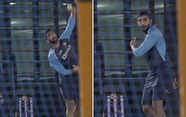 T20 World Cup 2021: [Watch] Jasprit Bumrah mimics Ravindra Jadeja's bowling action in the nets