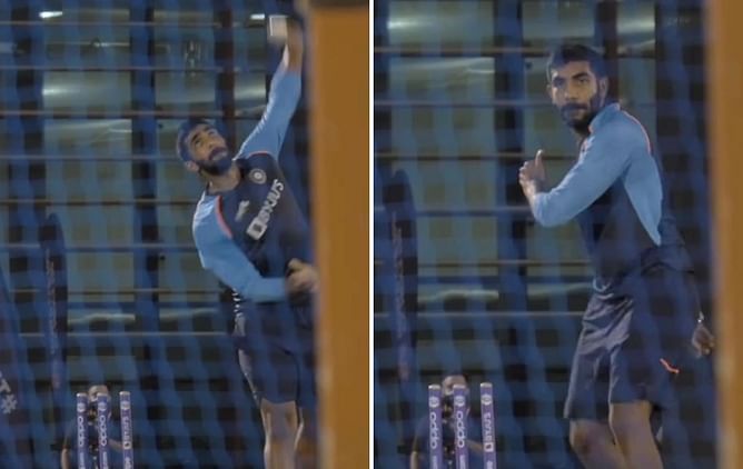 T20 World Cup 2021: [Watch] Jasprit Bumrah mimics Ravindra Jadeja's bowling action in the nets