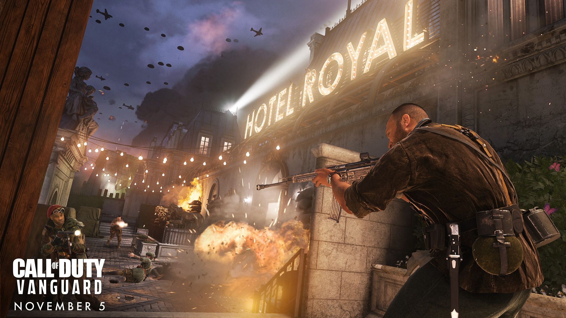 A preview of the Hotel Royal map (Image via Activision)