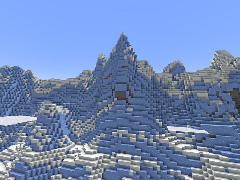 Frozen Peaks biome (Image via Minecraft)