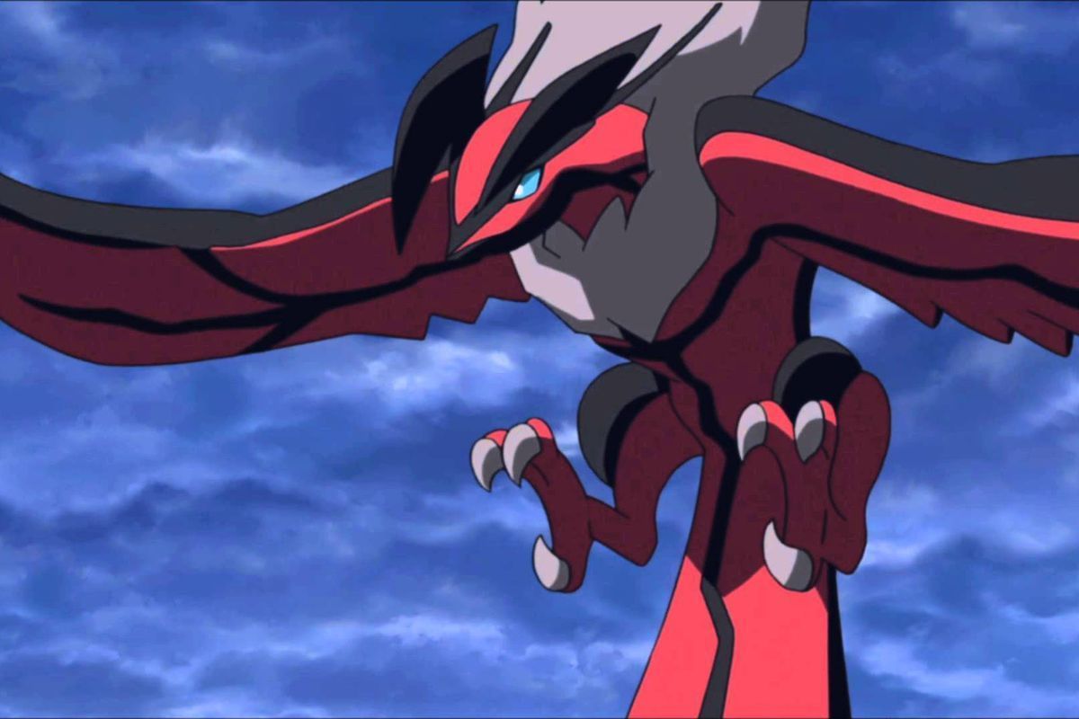 Yveltal in the anime. (Image via The Pokemon Company)