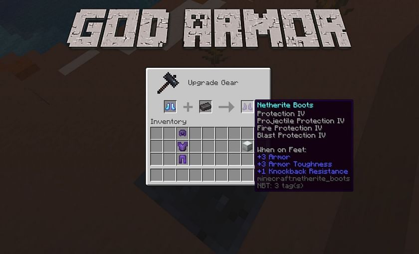 How to make god armor in Minecraft 1.20