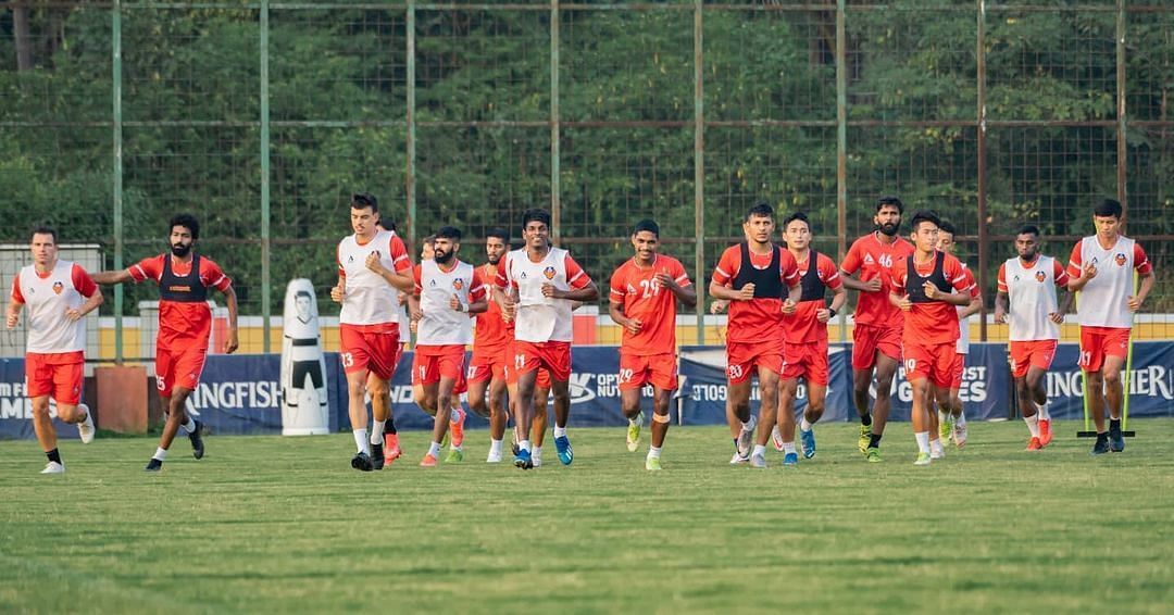 FC Goa players in a training session (Image courtesy: FC Goa Instagram)