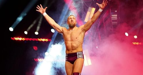 Bryan Danielson making his entrance at an AEW show.