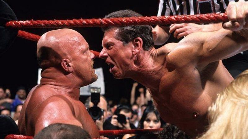 Steve Austin and Vince McMahon