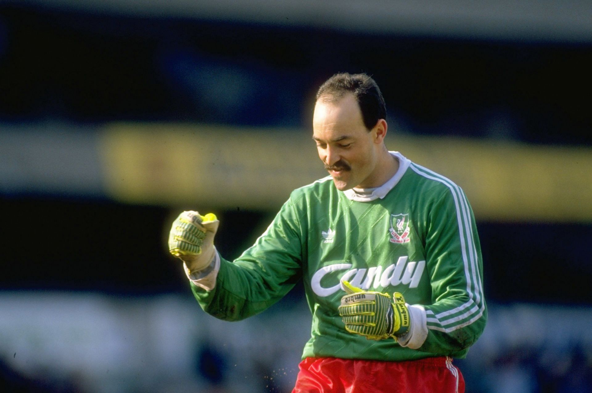 Bruce Grobbelaar in action for Liverpool