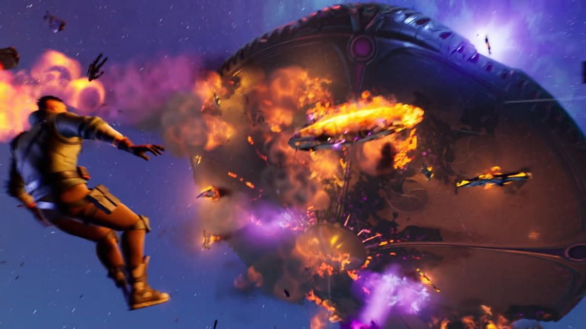 Operation Sky Fire ended Chapter 2 Season 7 and started this season (Image via Epic Games)