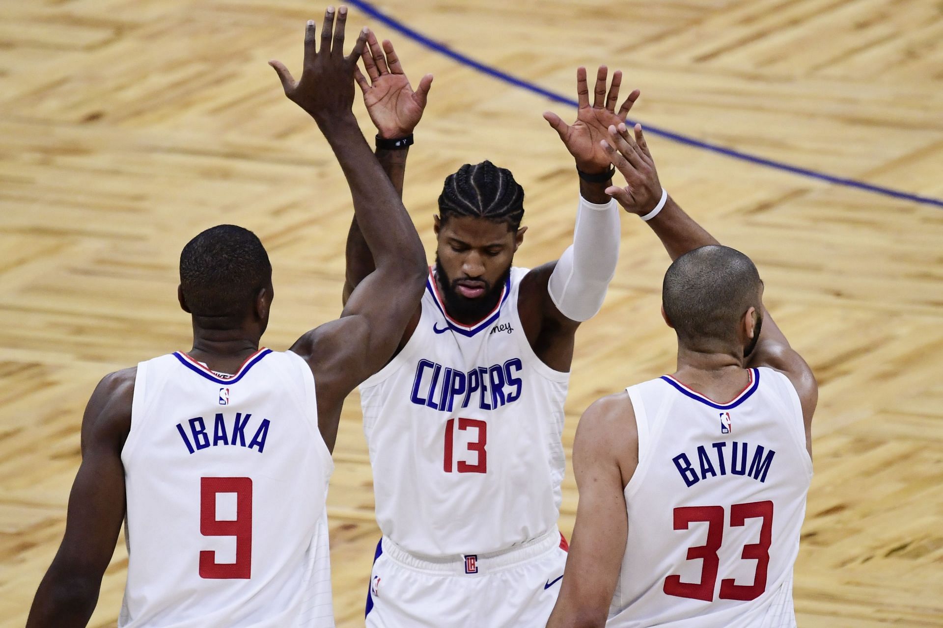 Los Angeles Clippers in January 2021