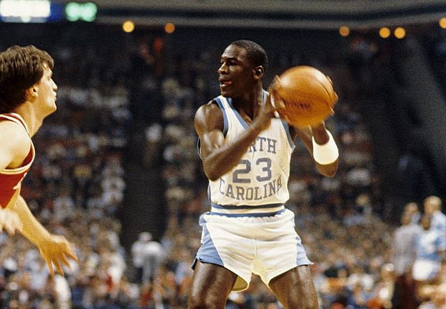 UNC's Michael Jordan.