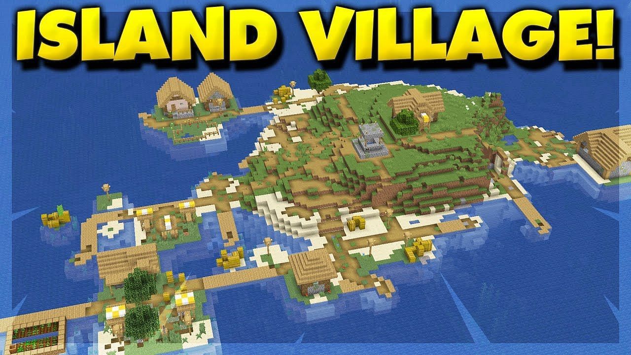 An island village (Image via akirby80 on YouTube)