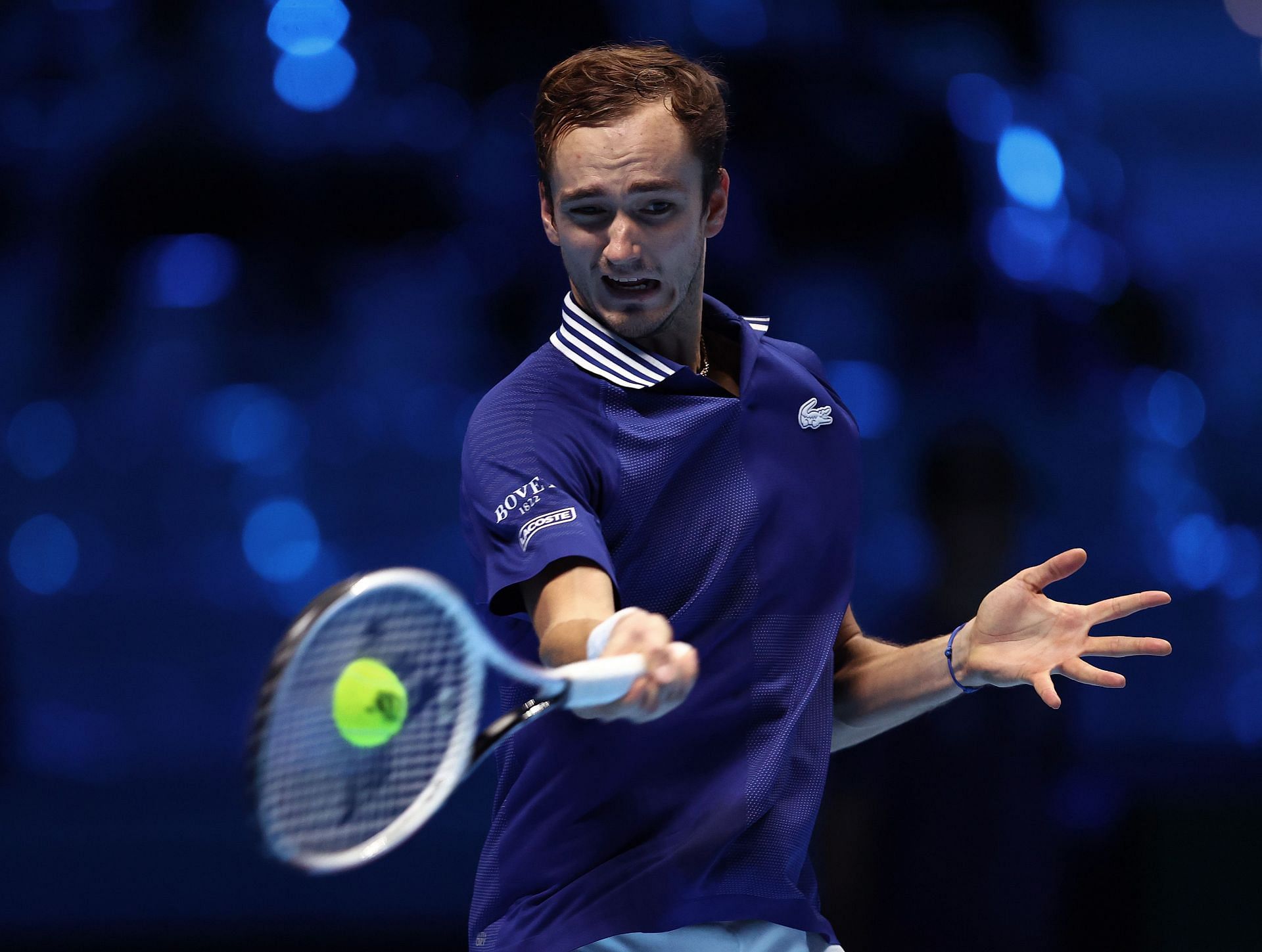 Daniil Medvedev at the Nitto ATP World Tour Finals - Day Three