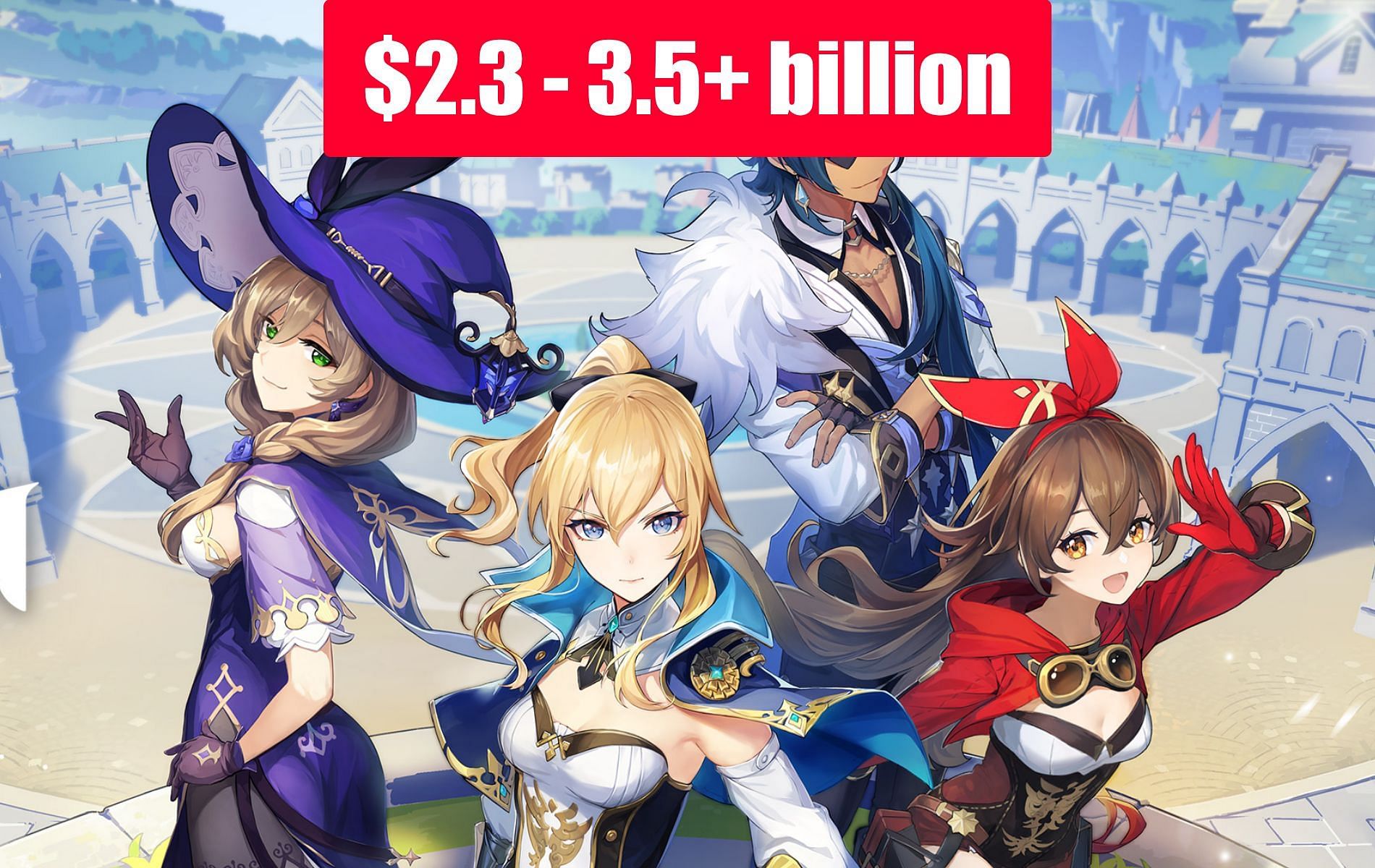 According to recent data, Genshin Impact is allegedly the number one game in first-year revenue (Image via miHoYo)