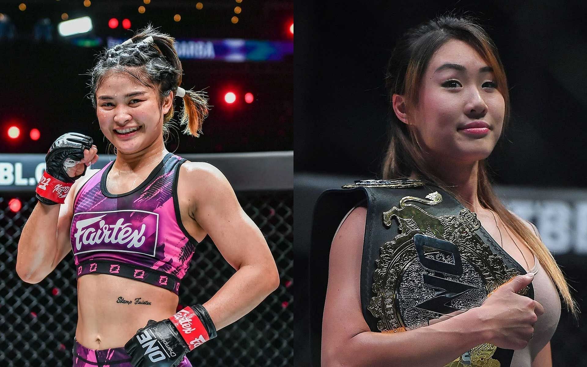 Stamp Fairtex (left) | Angela Lee (right) [Photo courtesy of ONE Championship]