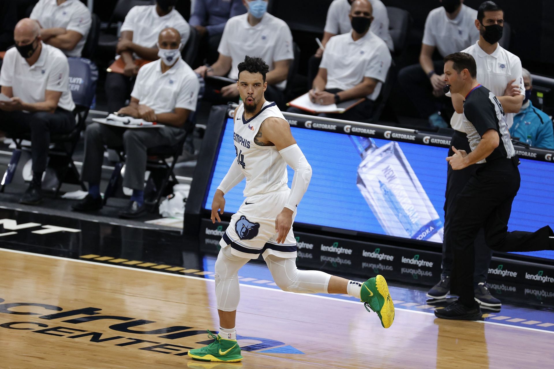 Dillon Brooks in action during an NBA game