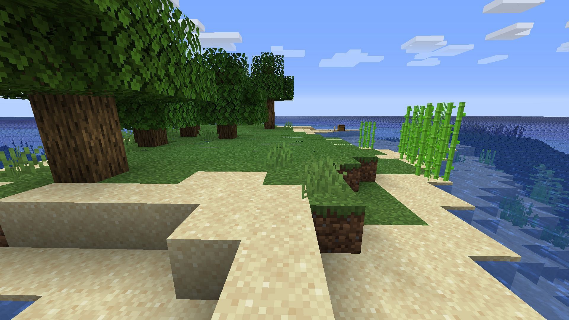 Beach biome (Image via Minecraft forum)