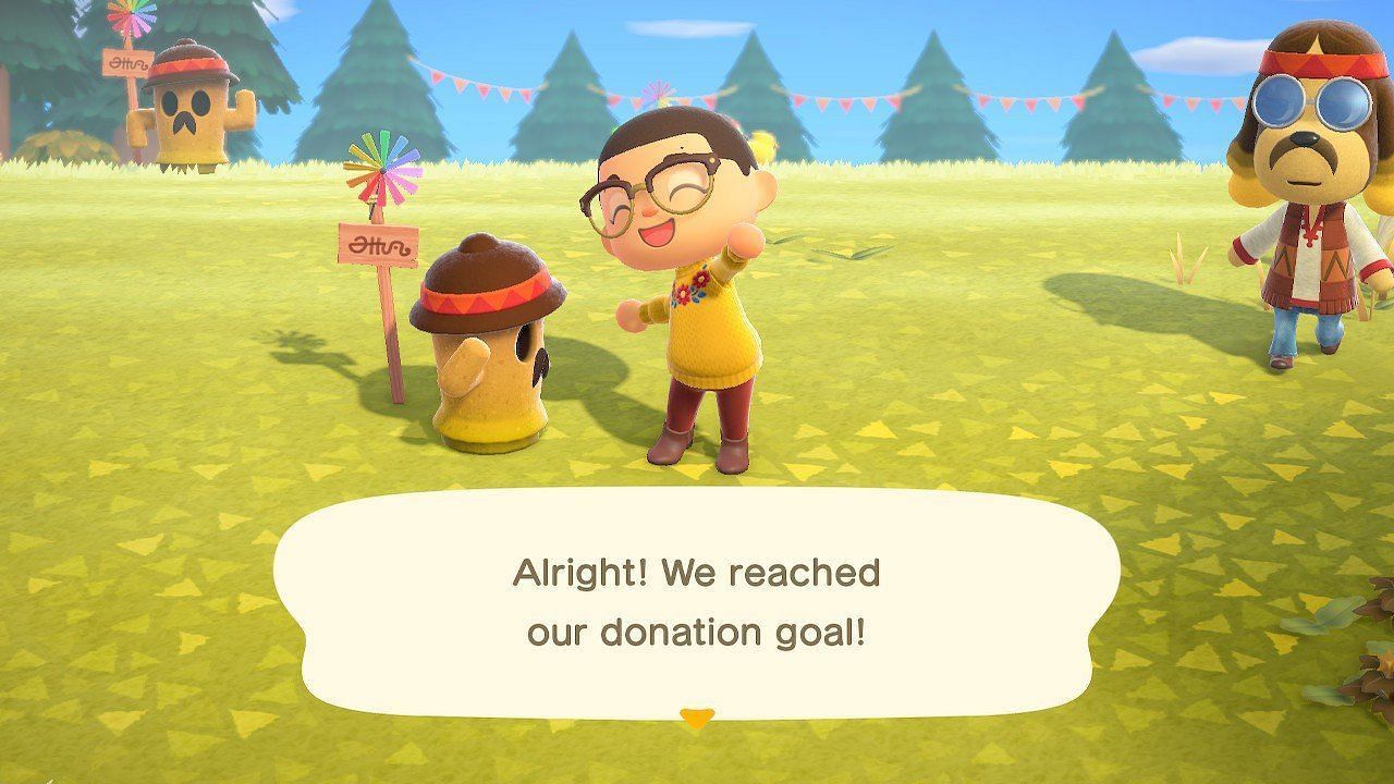 Each shop will require a 100,000 bell donation. (Image via Nintendo)