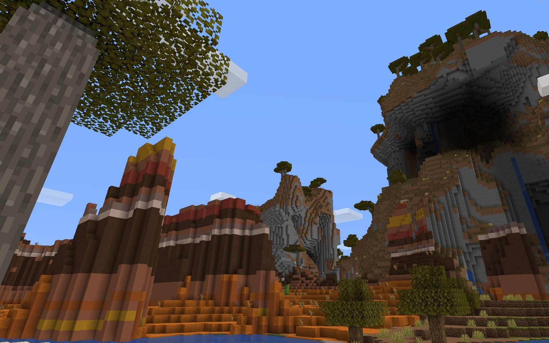 Biomes to explore (Image via Minecraft)