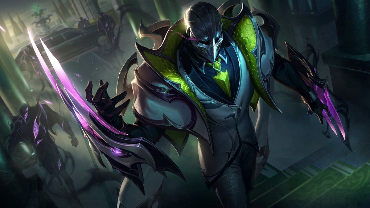 Zed isn&#039;t usually the type to attend a party of other Debonairs, but his power and mob-boss-like attitude allows him to fit right in (Image via Riot)