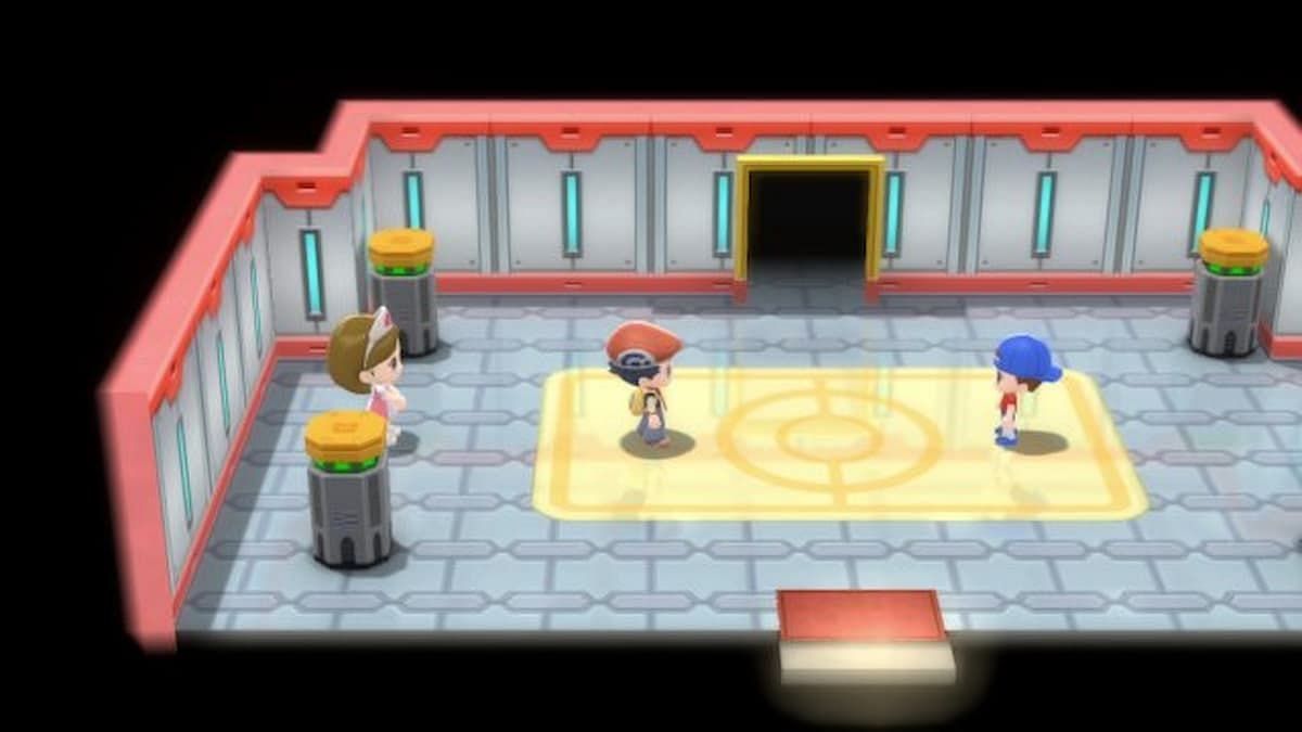 Trainers preparing for battle in the Battle Tower (Image via ILCA)