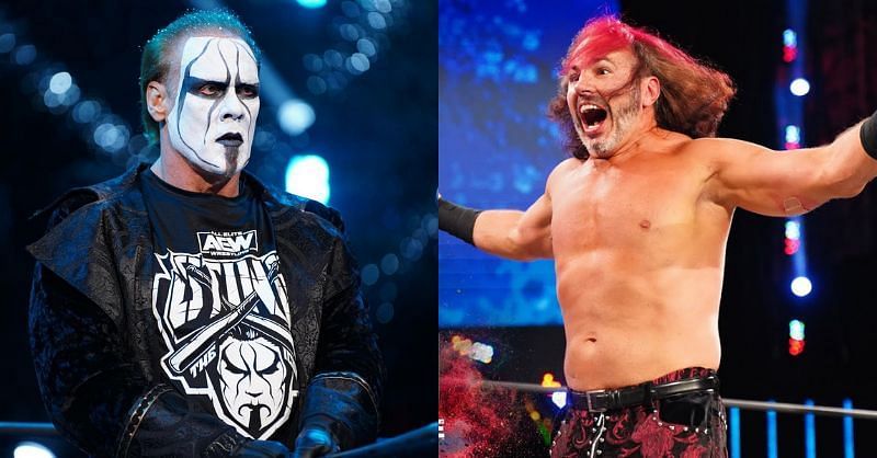 Sting and Hardy may be on the older side of the roster but they still know how to entertain (Pic Source: AEW)