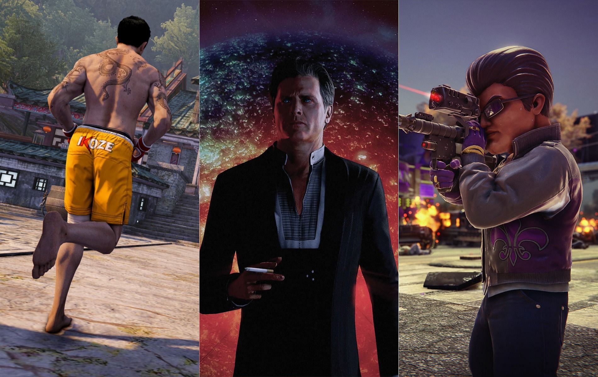 Some of the best remastered games like the GTA Trilogy (Image via Square Enix, BioWare, and Deep Silver Volition)
