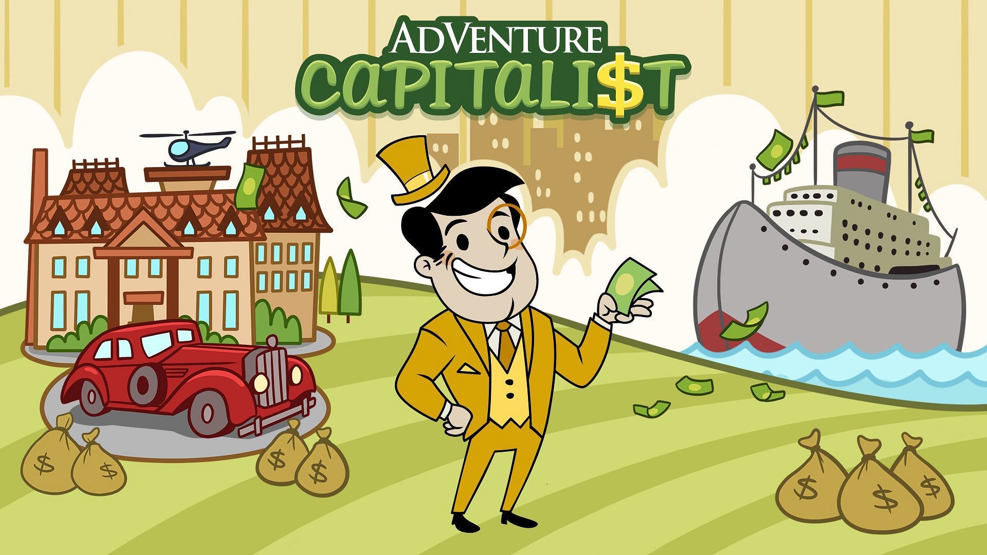 Players can learn about business in a fun way with AdVenture Capitalist (Image via Hyper Hippo Games)