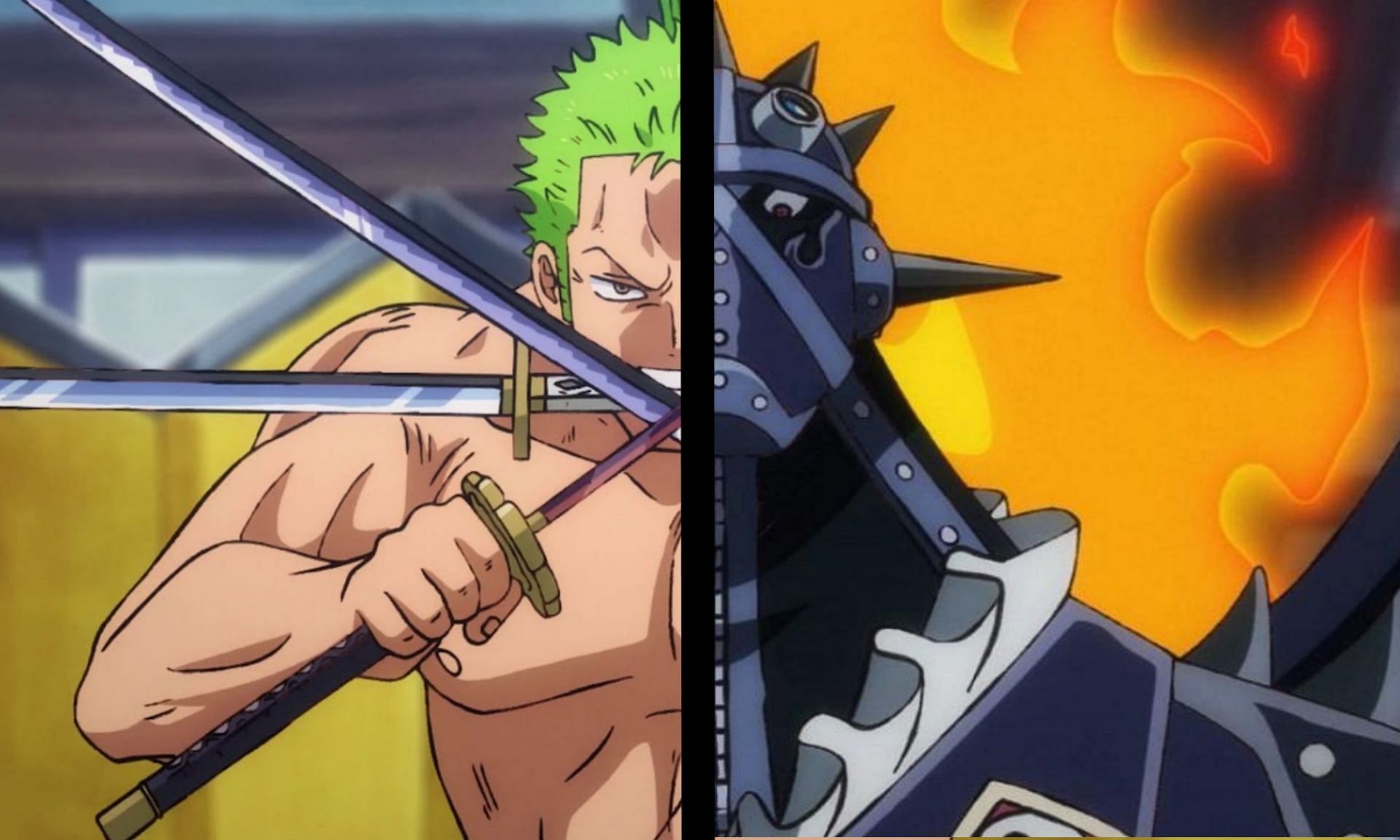 One Piece Chapter 1033 was a major development in Zoro versus King (Image via Sportskeeda)