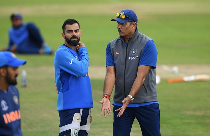 "Don't think Rahul Dravid will be aiming to match Virat Kohli and Ravi Shastri's record" - Saba Karim