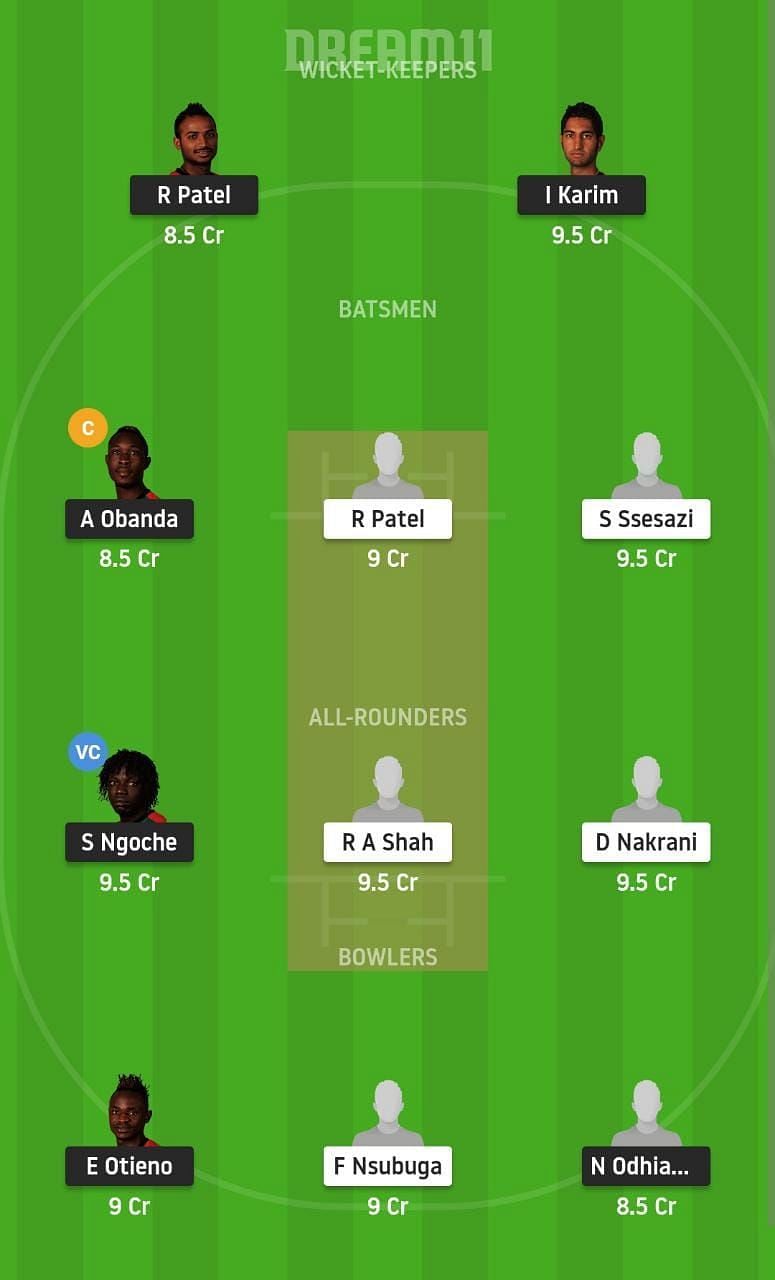 KEN vs UGA Dream11 Fantasy Suggestion #2