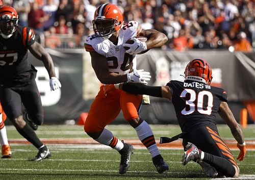 Cleveland Browns running back Nick Chubb