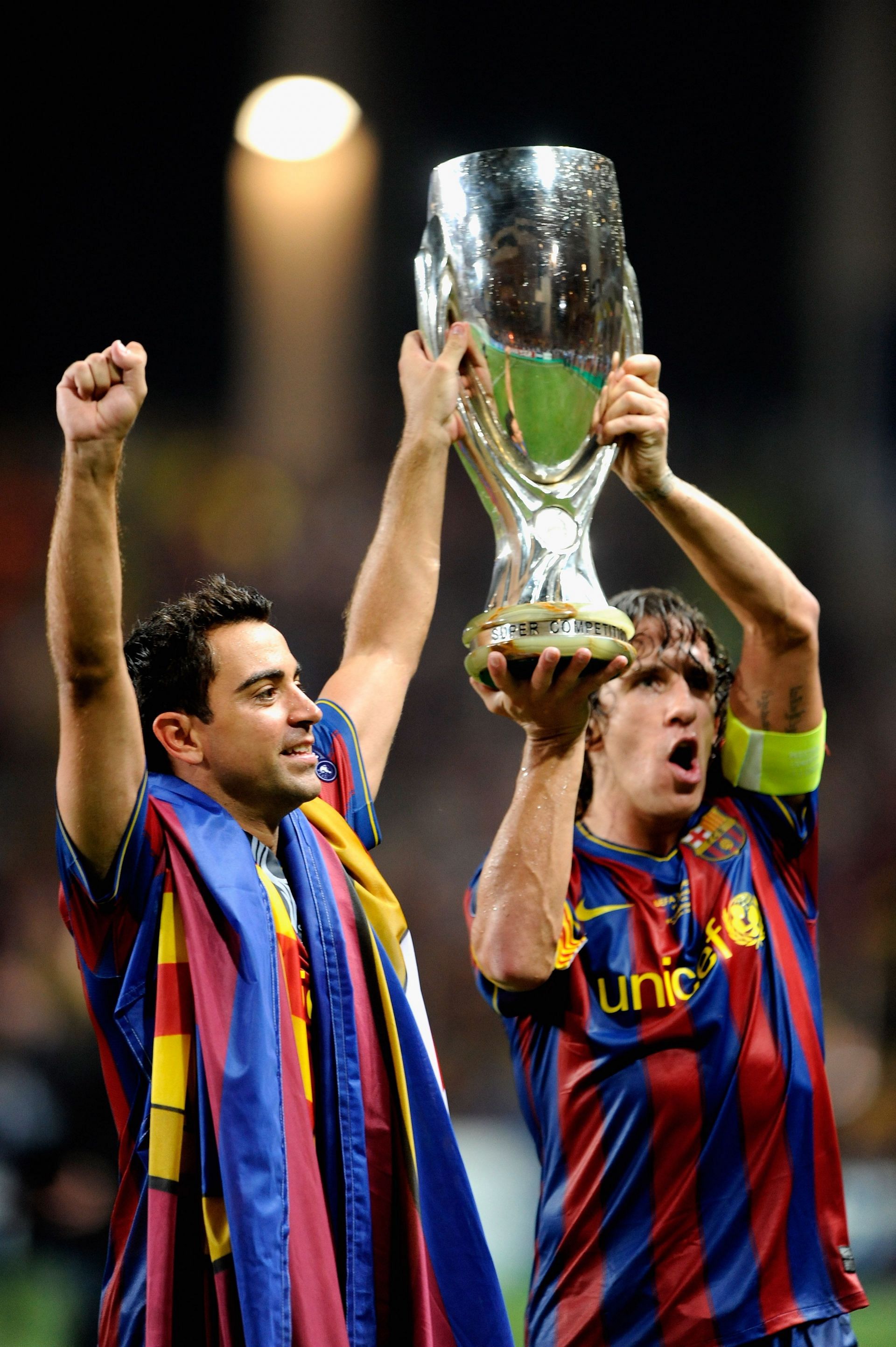 Xavi and former Barcelona captain Carles Puyol exemplified professionalism.