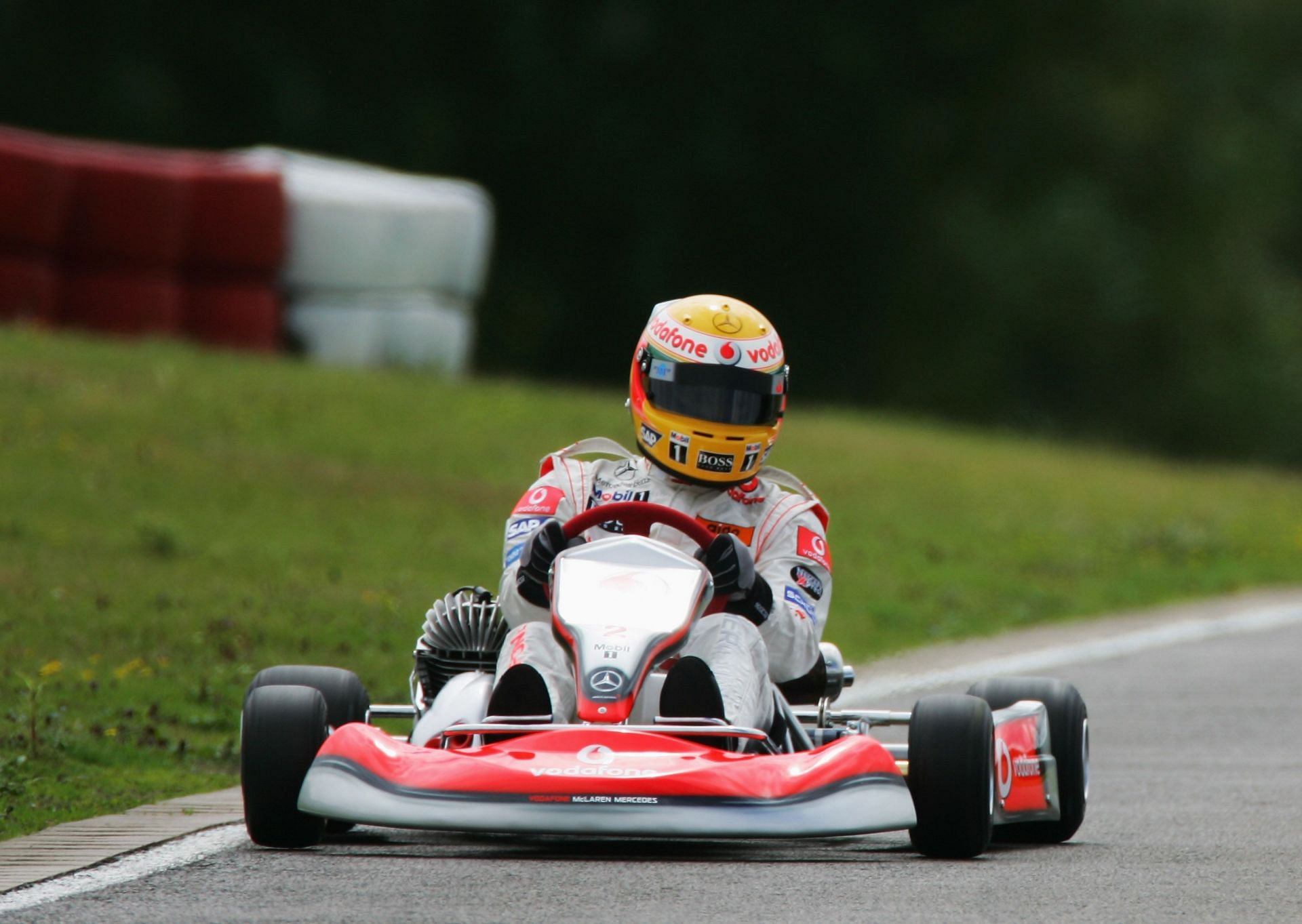 Lewis Hamilton has been go-karting since the age of eight.