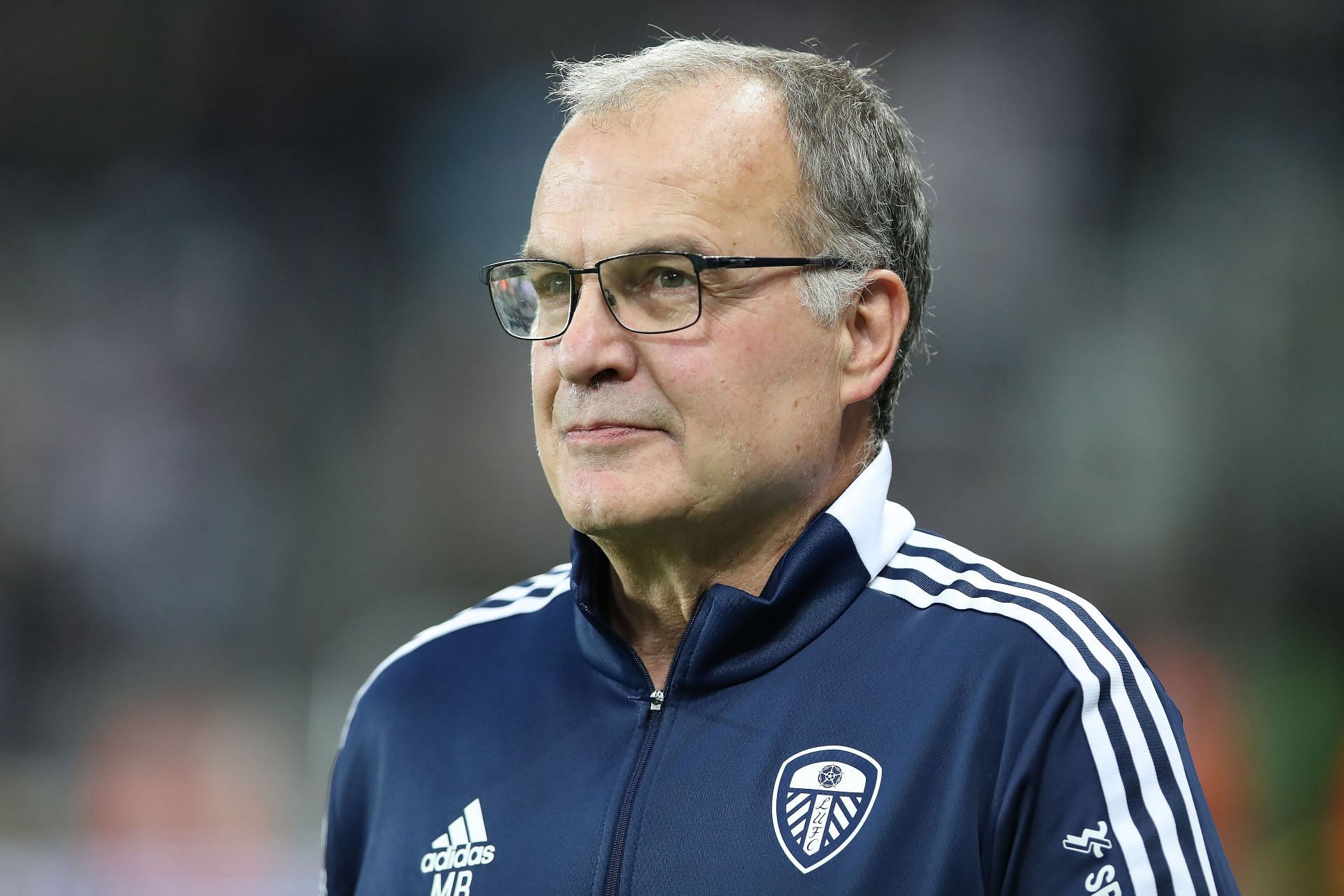 Marcelo Bielsa during the clash with Newcastle United