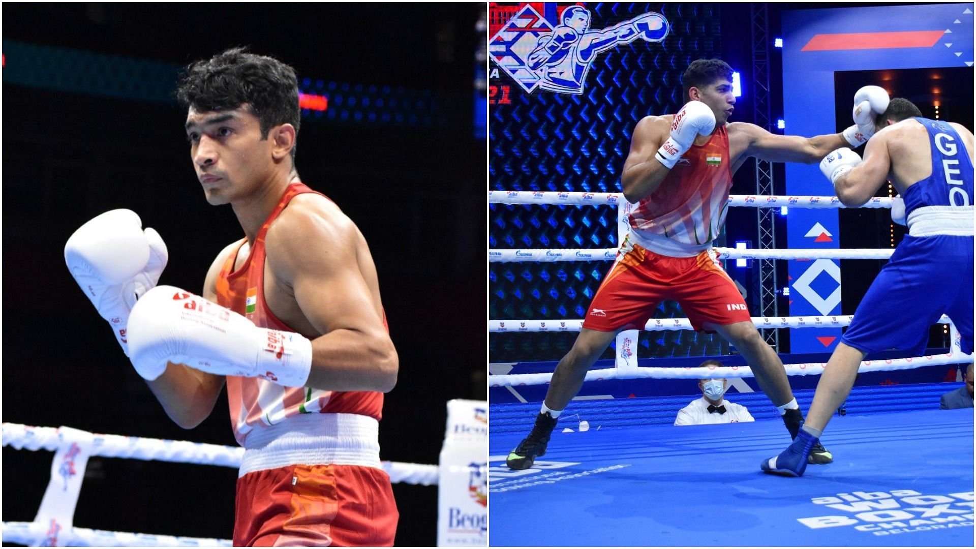 2021 AIBA Men&#039;s Boxing Championships: Shiva Thapa and five other boxers advance to quarterfinals (Pic Credit: BFI)