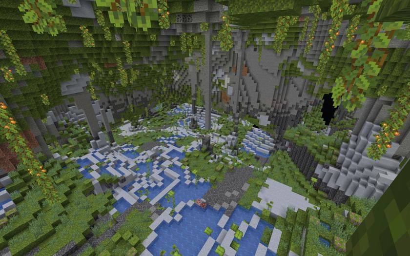 How to find lush caves in Minecraft 1.18 update